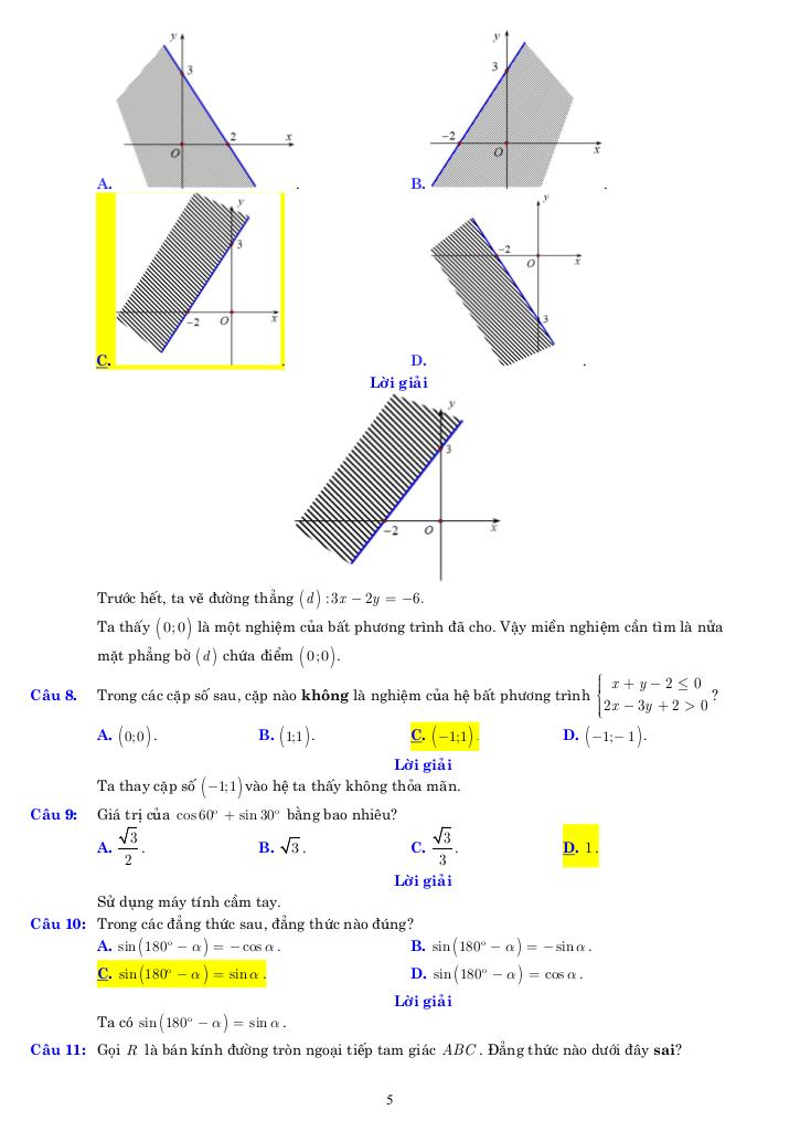 08 đề ôn tập giữa học kỳ 1 toán 10 năm 2025 – 2026 có lời giải chi tiết 4