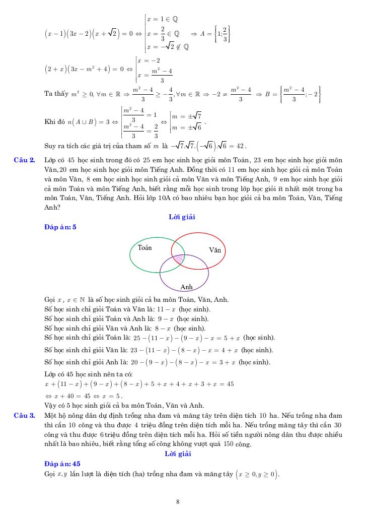 08 đề ôn tập giữa học kỳ 1 toán 10 năm 2025 – 2026 có lời giải chi tiết 7