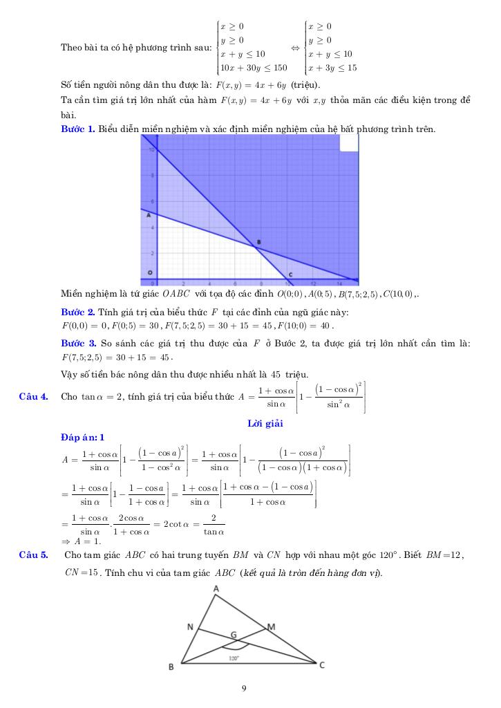08 đề ôn tập giữa học kỳ 1 toán 10 năm 2025 – 2026 có lời giải chi tiết 8