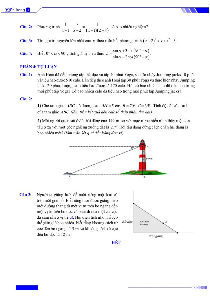 10 đề ôn tập giữa kì 1 toán 9 năm 2025 – 2026 có đáp án và lời giải 3