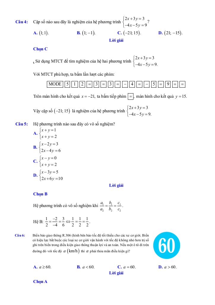 10 đề ôn tập giữa kì 1 toán 9 năm 2025 – 2026 có đáp án và lời giải 5
