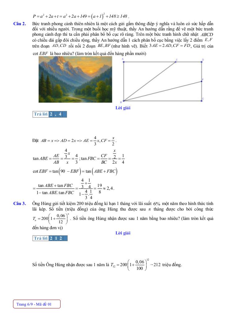 10 đề tham khảo giữa học kì 1 toán 11 năm 2025 – 2026 có lời giải chi tiết 7