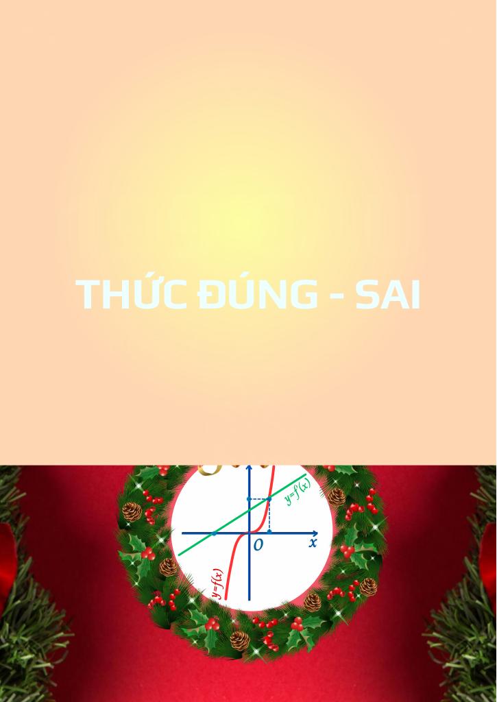 199 câu trắc nghiệm đúng / sai ôn tập học kỳ 1 toán 12 có đáp án 0