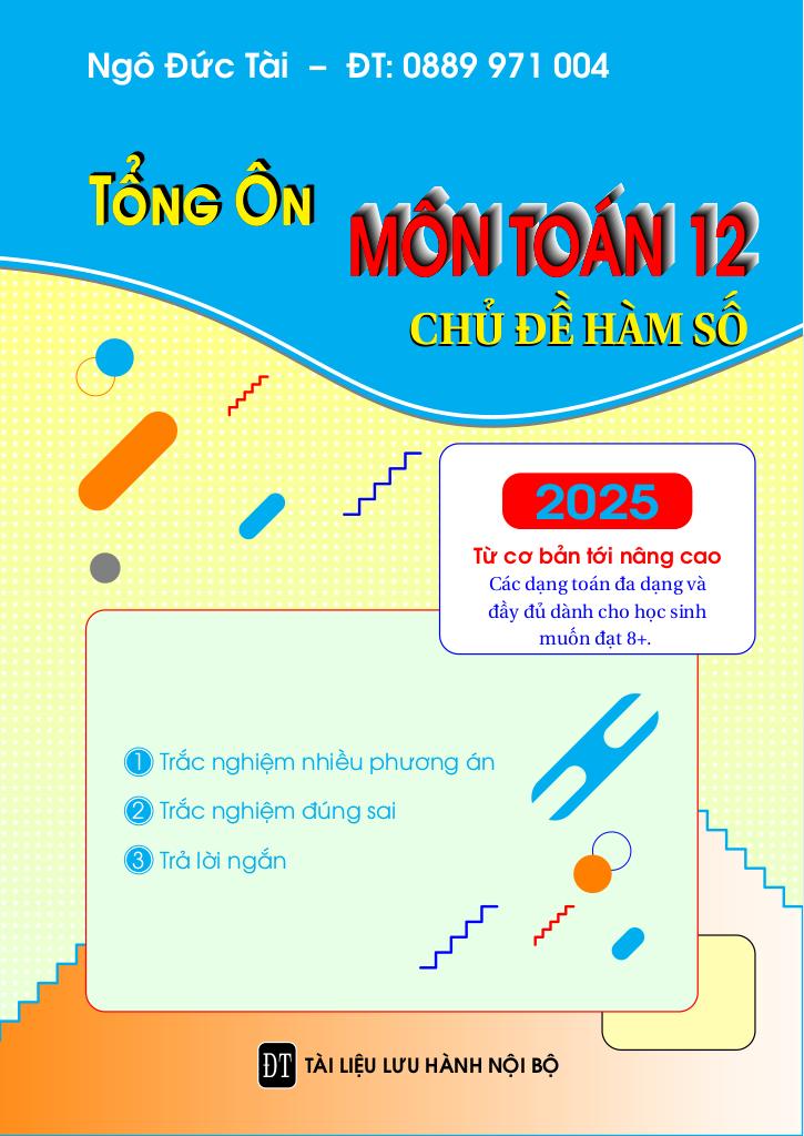 30 đề tổng ôn tập chương ứng dụng đạo hàm để khảo sát và vẽ đồ thị hàm số 0