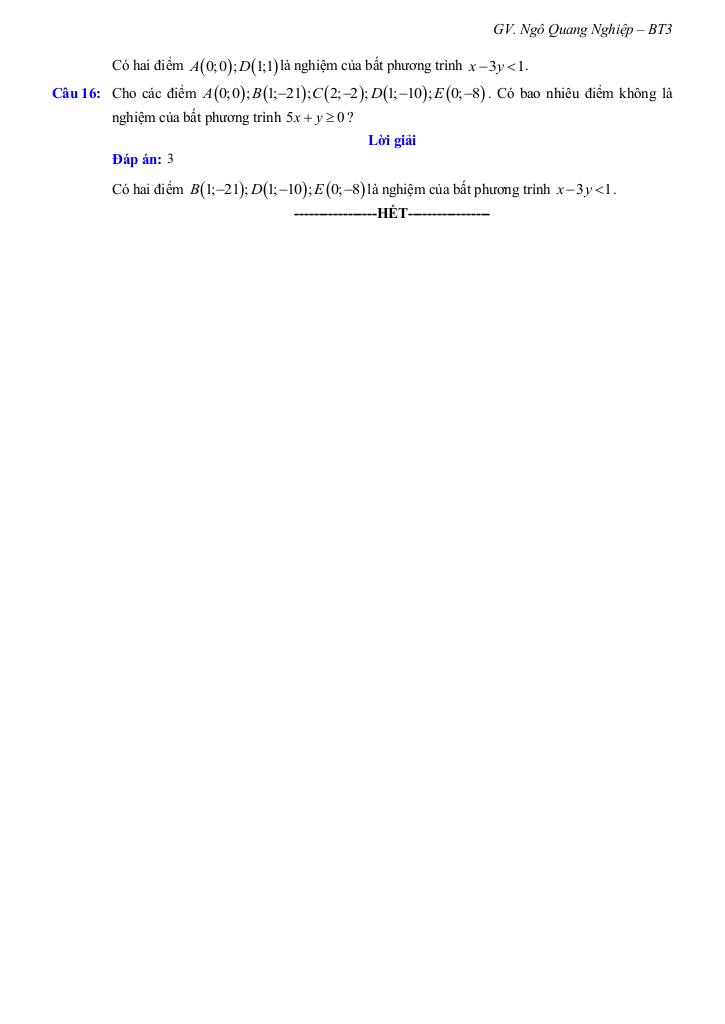 bài giảng bất phương trình và hệ bất phương trình bậc nhất hai ẩn toán 10 6