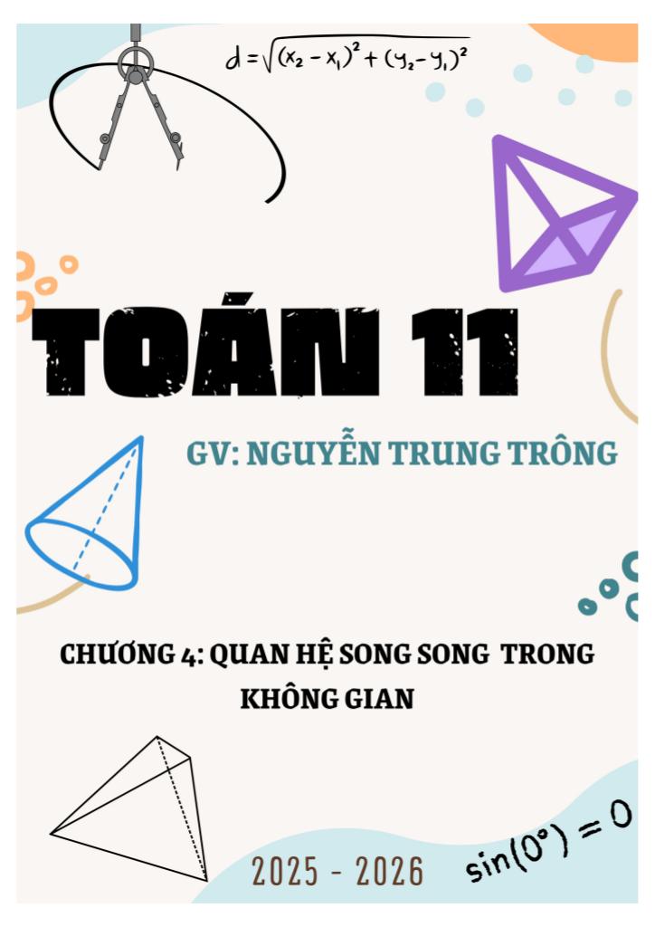 bài tập bổ trợ môn toán 11 chương quan hệ song song trong không gian 0