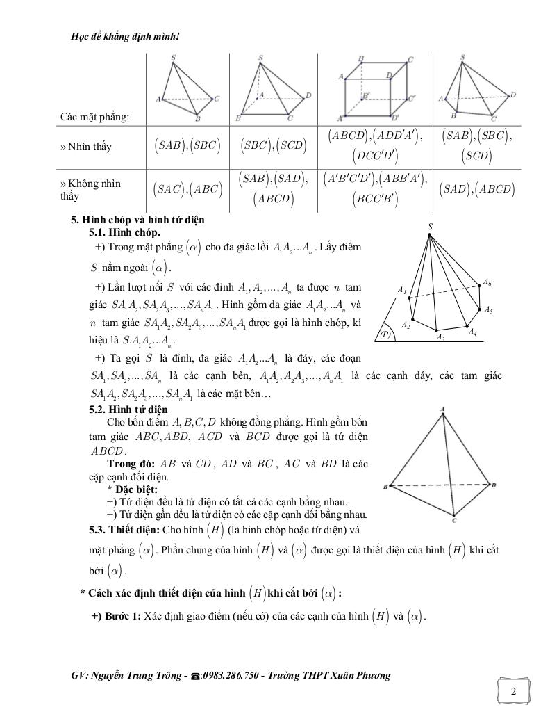bài tập bổ trợ môn toán 11 chương quan hệ song song trong không gian 2