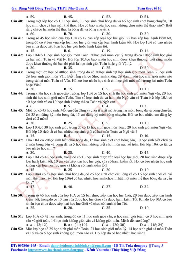 bài tập toán ứng dụng thực tế chuyên đề tập hợp và các phép toán tập hợp 4