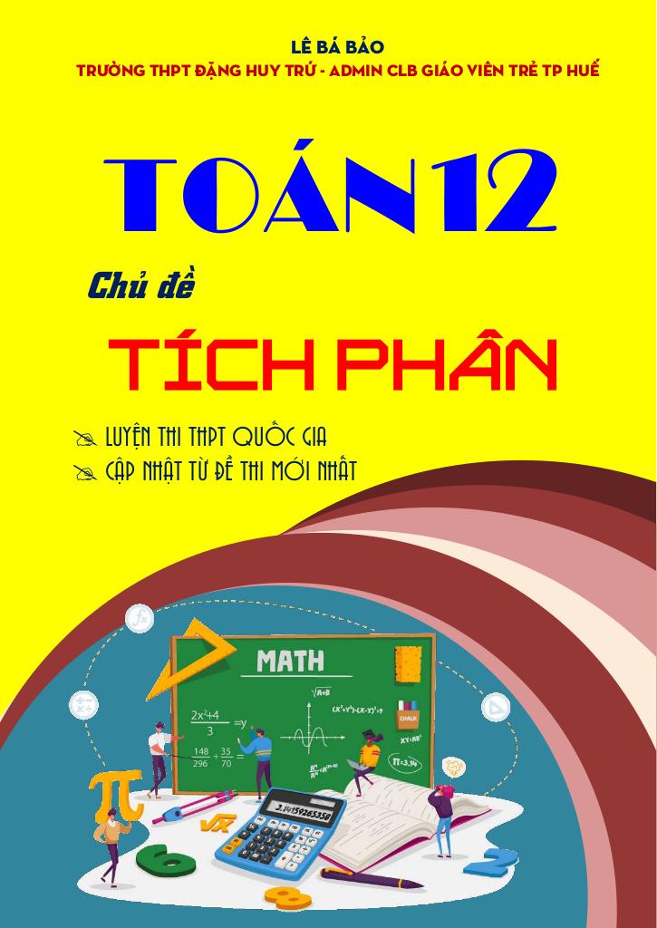 bài tập trắc nghiệm tích phân định hướng cấu trúc mới – lê bá bảo 0