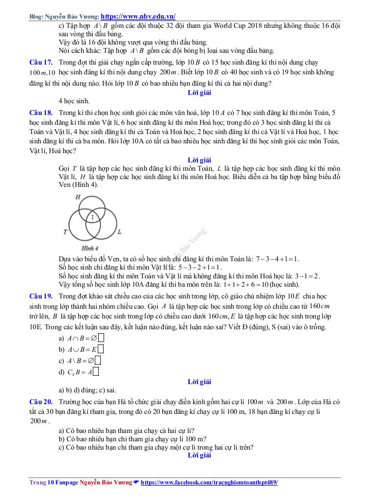 bài toán thực tế môn toán 10 có lời giải chi tiết – nguyễn bảo vương 9