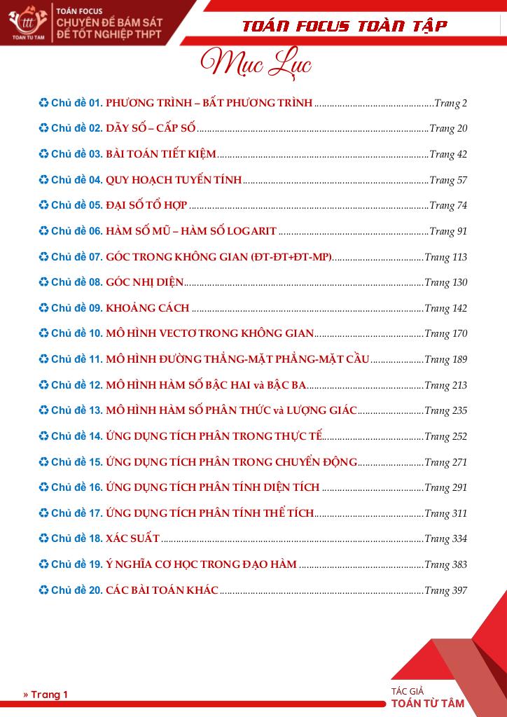 bộ chuyên đề tổng ôn về đích kỳ thi tốt nghiệp thpt 2026 môn toán - hình 1