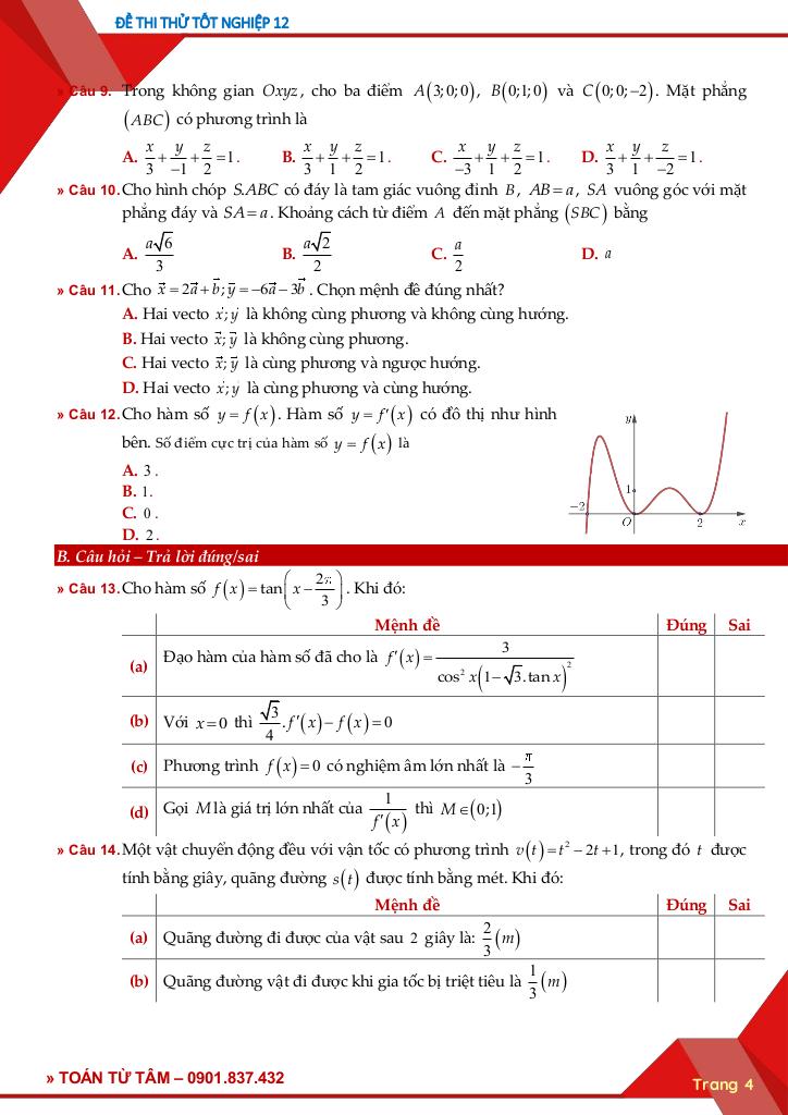 bộ đề củng cố kiến thức tốt nghiệp thpt năm 2025 môn toán (phần 2) 5