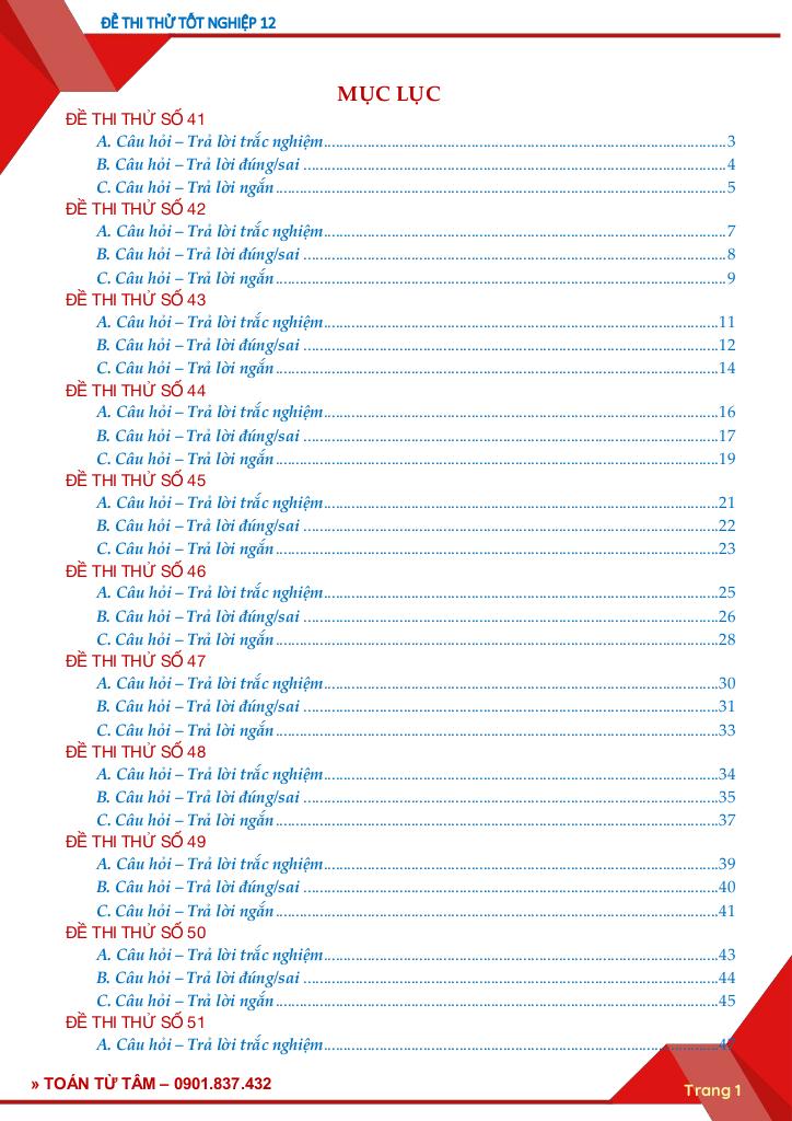 bộ đề củng cố kiến thức tốt nghiệp thpt năm 2025 môn toán (phần 3) 1