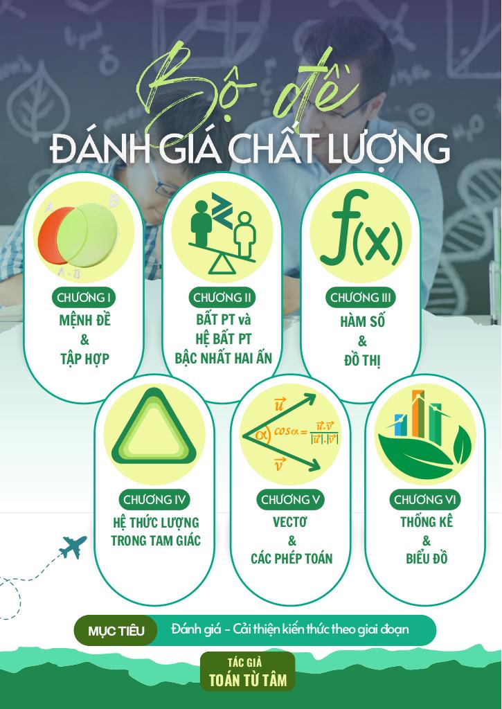bộ đề đánh giá chất lượng cuối chương môn toán 10 học kỳ 1 0