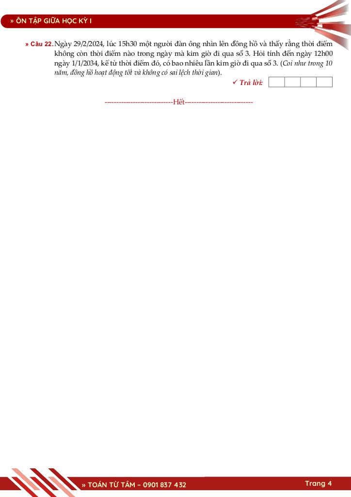 bộ đề ôn tập giữa học kỳ 1 môn toán 11 knttvcs năm học 2025 – 2026 4