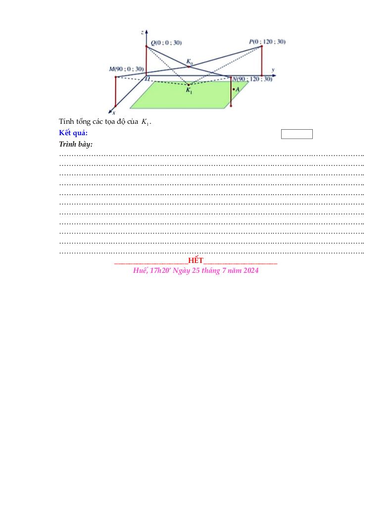 bộ đề ôn tập môn toán 12 chủ đề vectơ và hệ trục tọa độ trong không gian 5