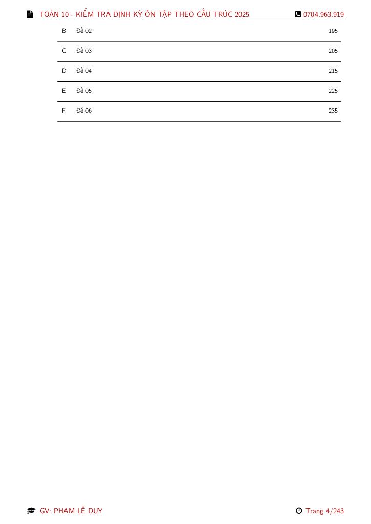 bộ đề ôn tập thi định kì toán 10 theo cấu trúc mới năm học 2025 – 2026 3
