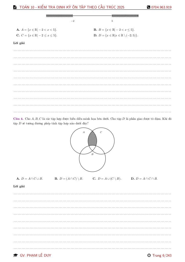 bộ đề ôn tập thi định kì toán 10 theo cấu trúc mới năm học 2025 – 2026 5