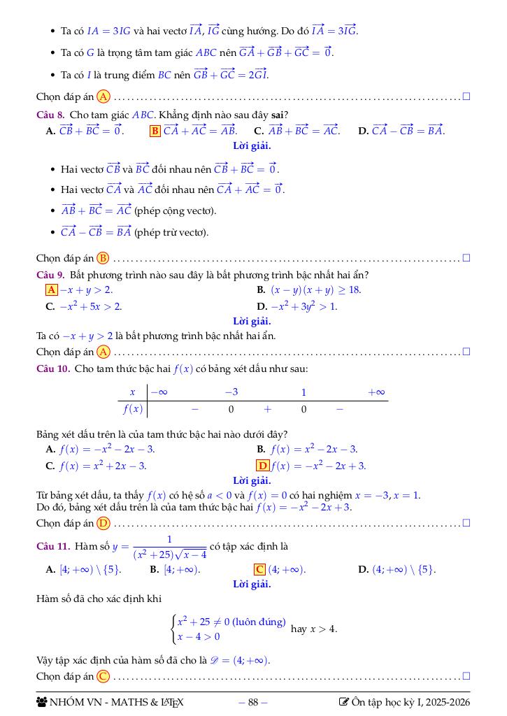 bộ đề tham khảo ôn tập học kỳ 1 toán 10 sách cánh diều năm học 2025 – 2026 2