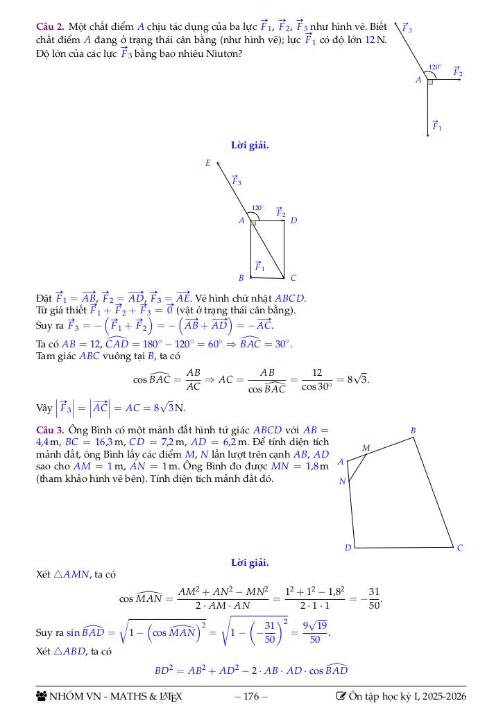 bộ đề tham khảo ôn tập học kỳ 1 toán 10 sách ctst năm học 2025 – 2026 7