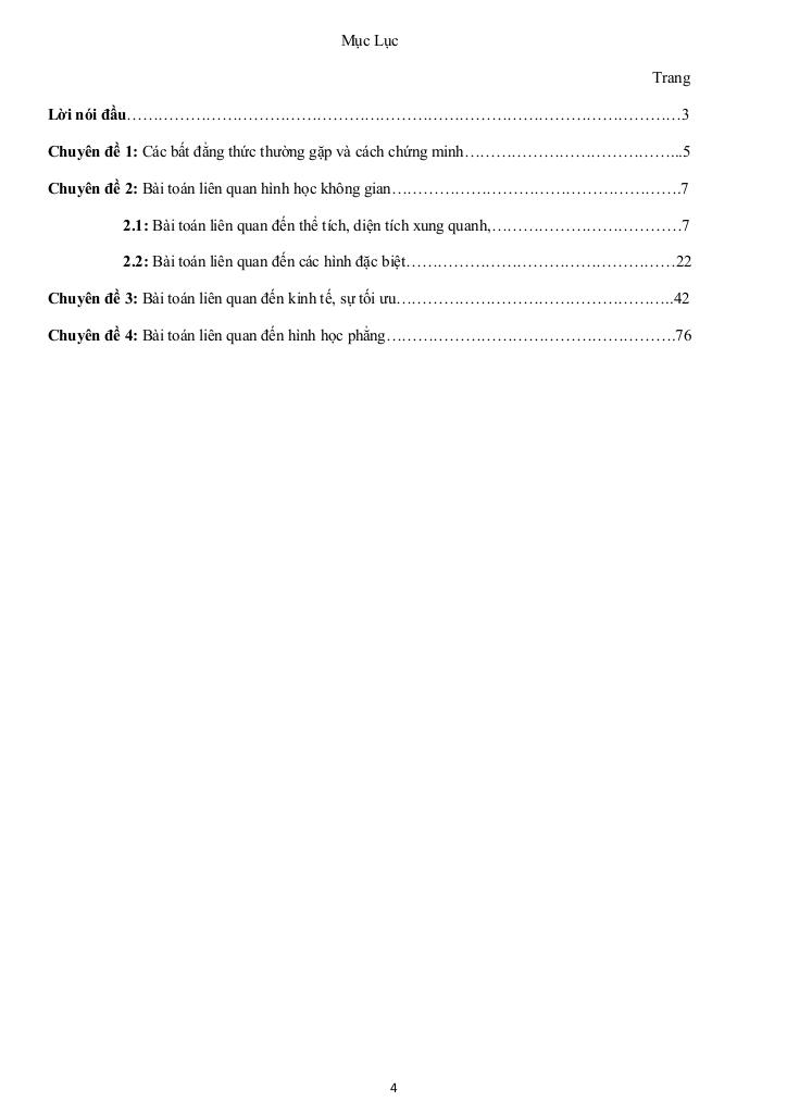 các bài toán thực tế kết hợp bất đẳng thức trong các đề thi môn toán thcs 3