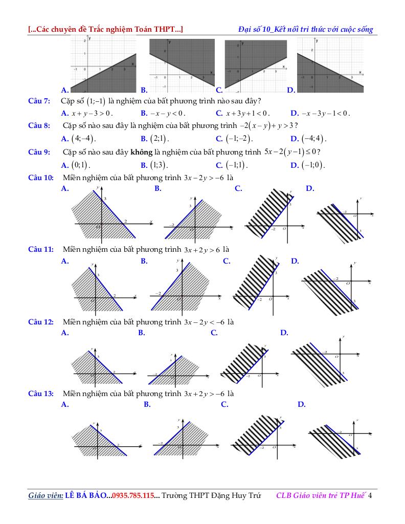 chuyên đề bpt và hệ bpt bậc nhất hai ẩn toán 10 định hướng cấu trúc mới 4