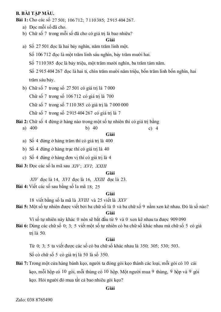 chuyên đề cơ bản môn toán 6 kết nối tri thức với cuộc sống (tập 1) 6