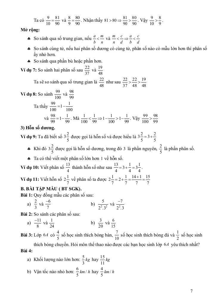 chuyên đề cơ bản môn toán 6 kết nối tri thức với cuộc sống (tập 2) 6