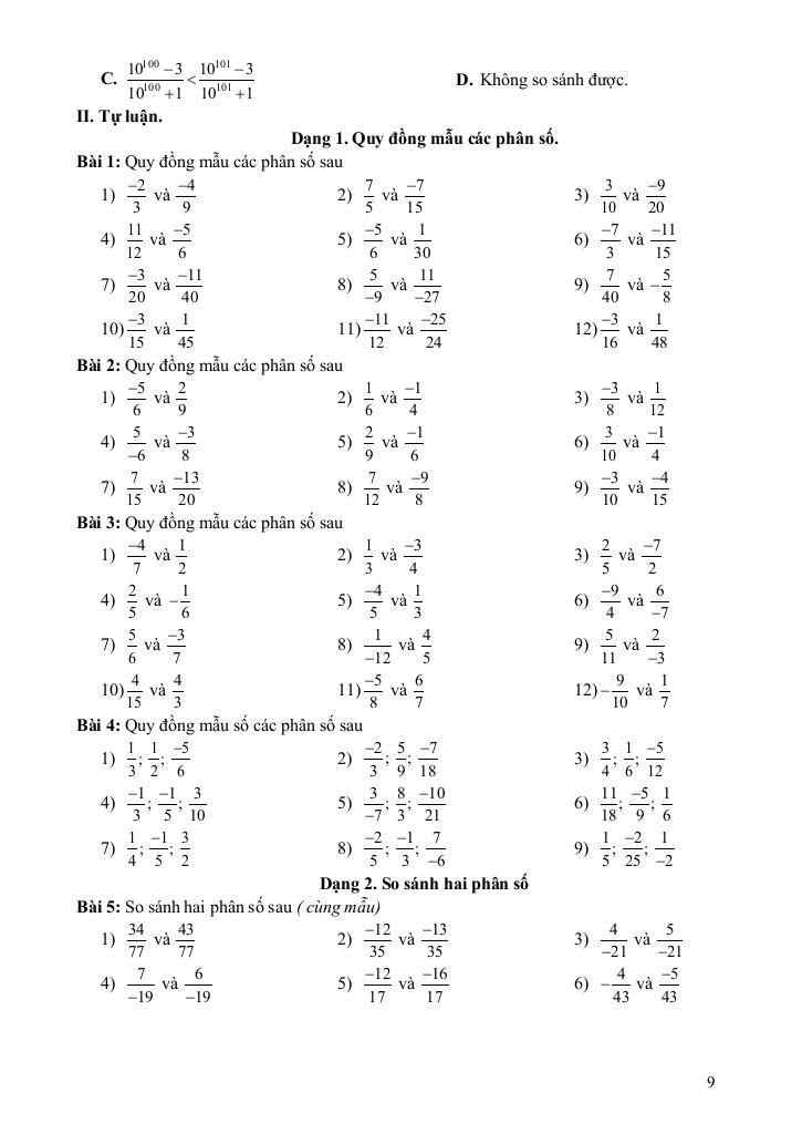 chuyên đề cơ bản môn toán 6 kết nối tri thức với cuộc sống (tập 2) 8