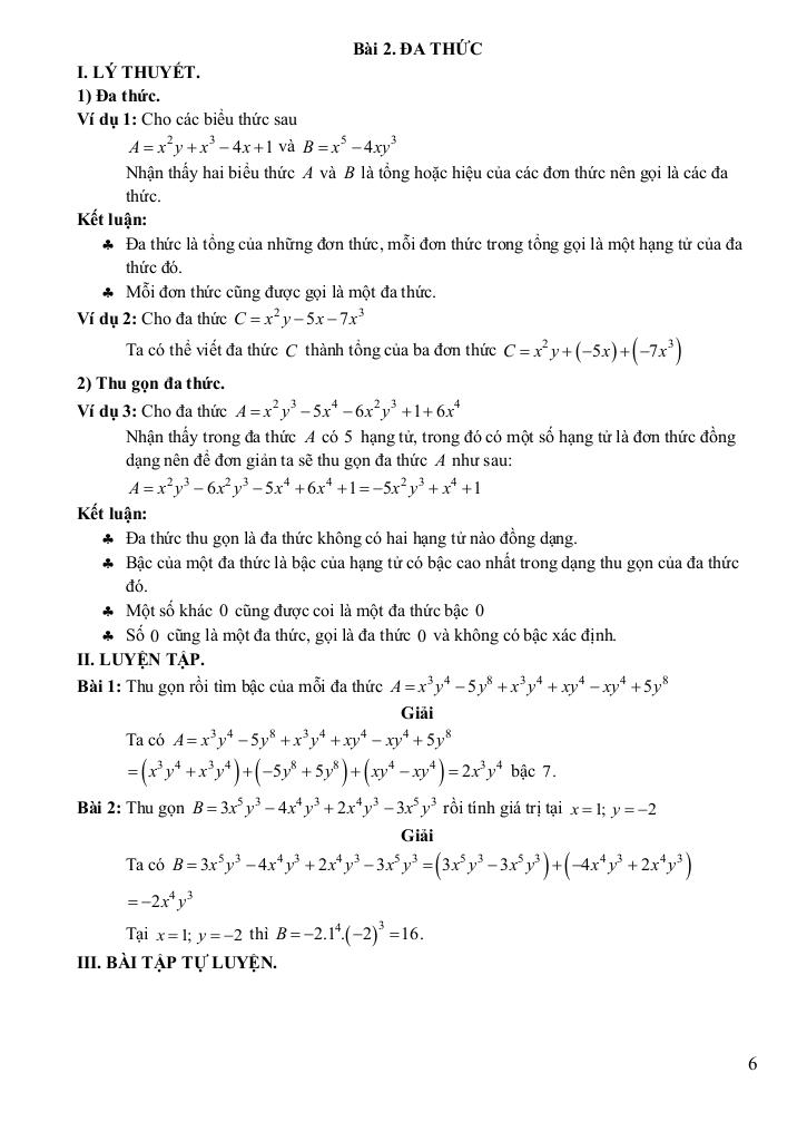chuyên đề cơ bản môn toán 8 kết nối tri thức với cuộc sống (tập 1) 5