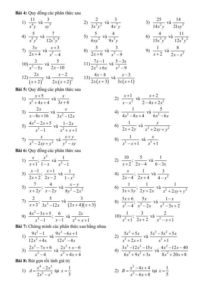 chuyên đề cơ bản môn toán 8 kết nối tri thức với cuộc sống (tập 2) 8