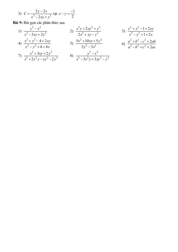 chuyên đề cơ bản môn toán 8 kết nối tri thức với cuộc sống (tập 2) 9