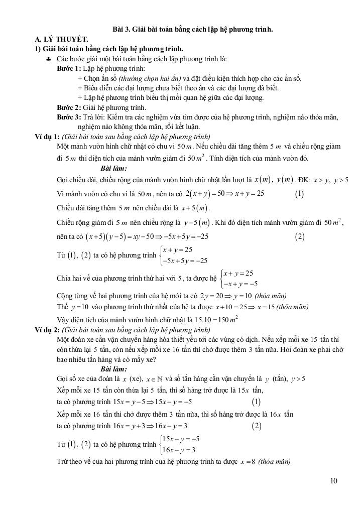 chuyên đề cơ bản môn toán 9 kết nối tri thức với cuộc sống (tập 1) 9