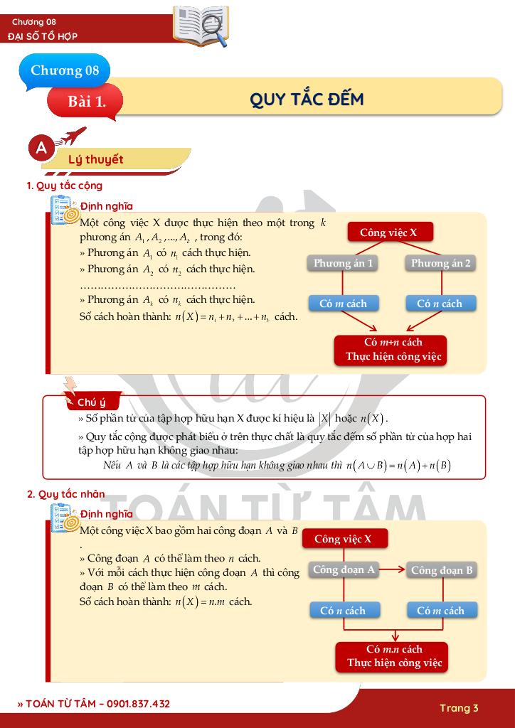 chuyên đề đại số tổ hợp toán 10 3