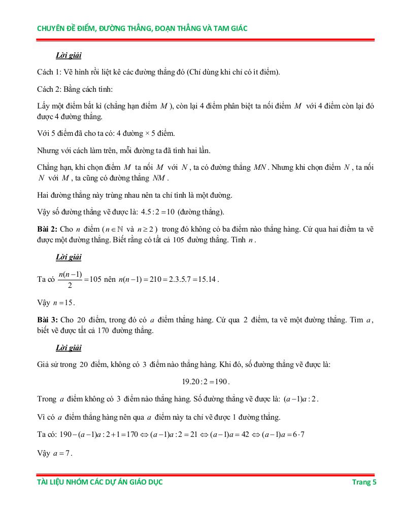 chuyên đề điểm, đường thẳng, đoạn thẳng và tam giác ôn thi học sinh giỏi toán 6 4