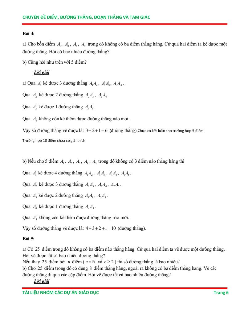 chuyên đề điểm, đường thẳng, đoạn thẳng và tam giác ôn thi học sinh giỏi toán 6 5