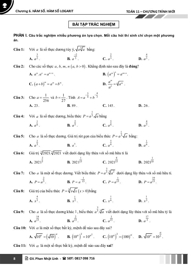 chuyên đề hàm số 405
