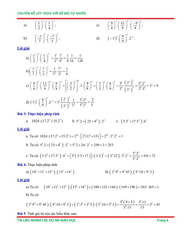 chuyên đề lũy thừa với số mũ tự nhiên ôn thi học sinh giỏi toán 6 5
