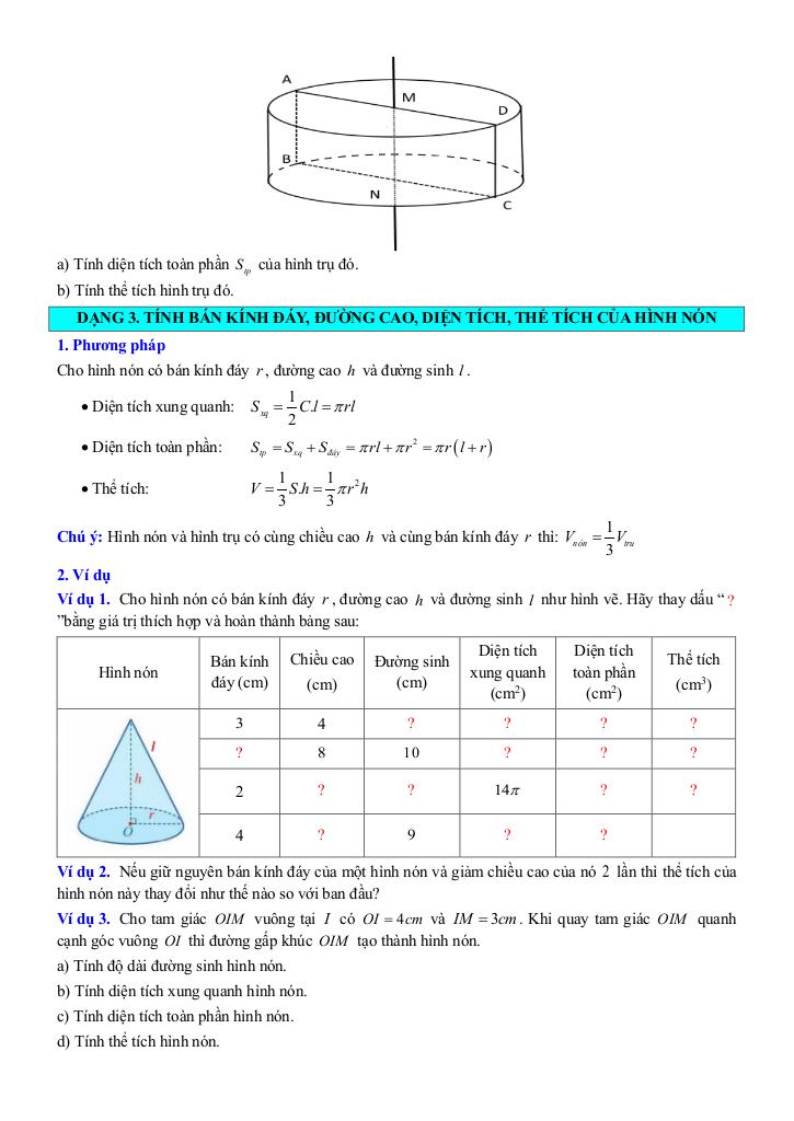 chuyên đề một số hình khối trong thực tiễn toán 9 knttvcs 5
