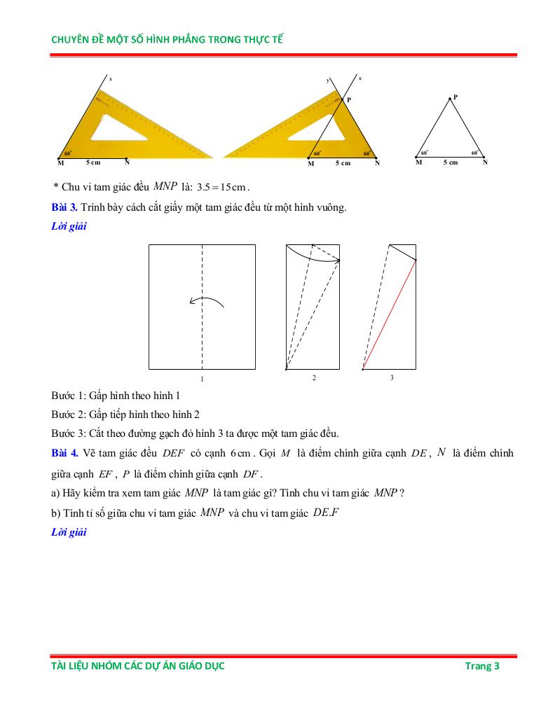 chuyên đề một số hình phẳng trong thực tiễn ôn thi học sinh giỏi toán 6 2