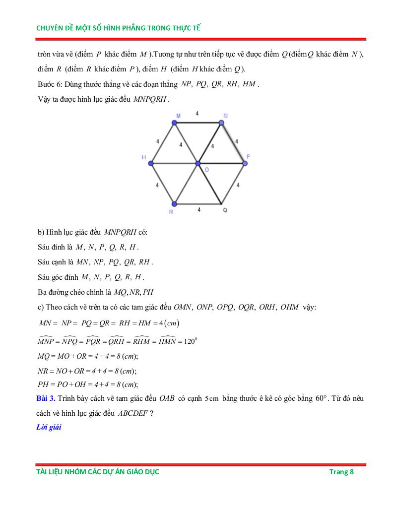chuyên đề một số hình phẳng trong thực tiễn ôn thi học sinh giỏi toán 6 7