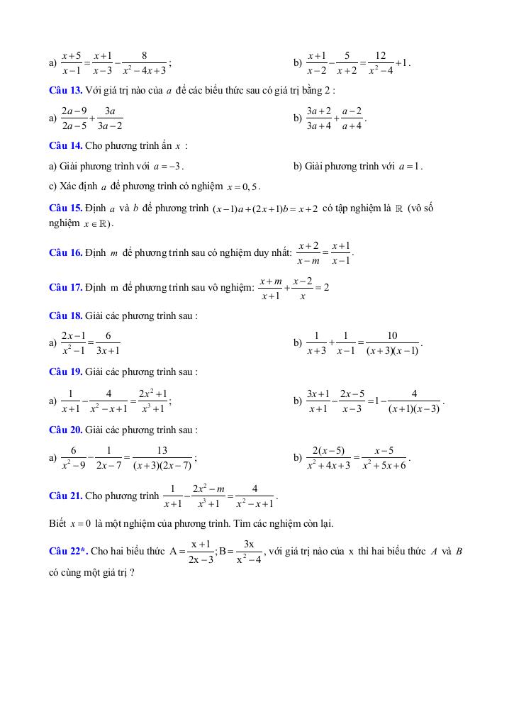 chuyên đề phương trình và bất phương trình bậc nhất một ẩn toán 9 knttvcs 5