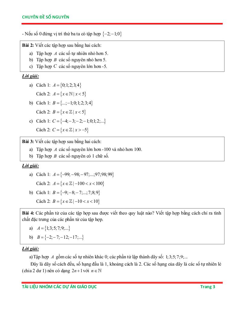 chuyên đề số nguyên ôn thi học sinh giỏi toán 6 2
