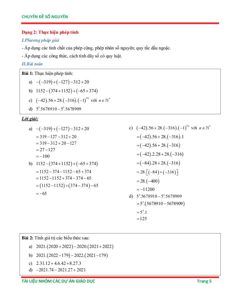 chuyên đề số nguyên ôn thi học sinh giỏi toán 6 4