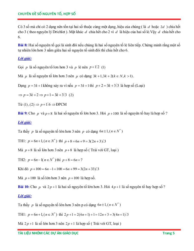 chuyên đề số nguyên tố và hợp số ôn thi học sinh giỏi toán 6 4
