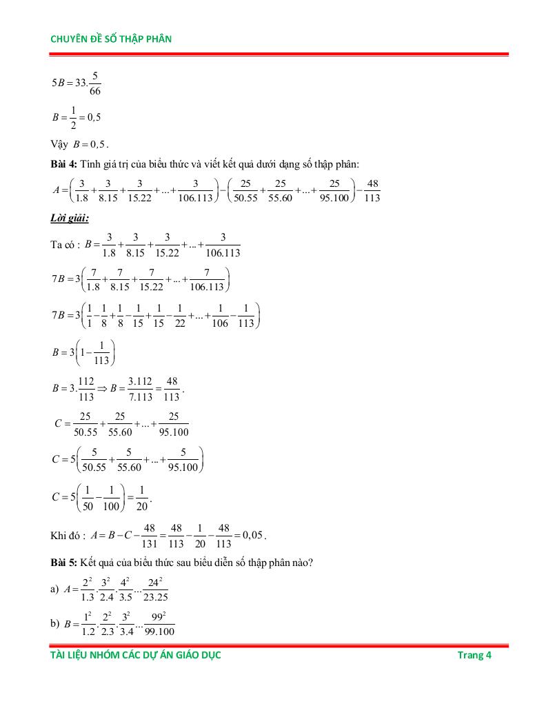 chuyên đề số thập phân ôn thi học sinh giỏi toán 6 3