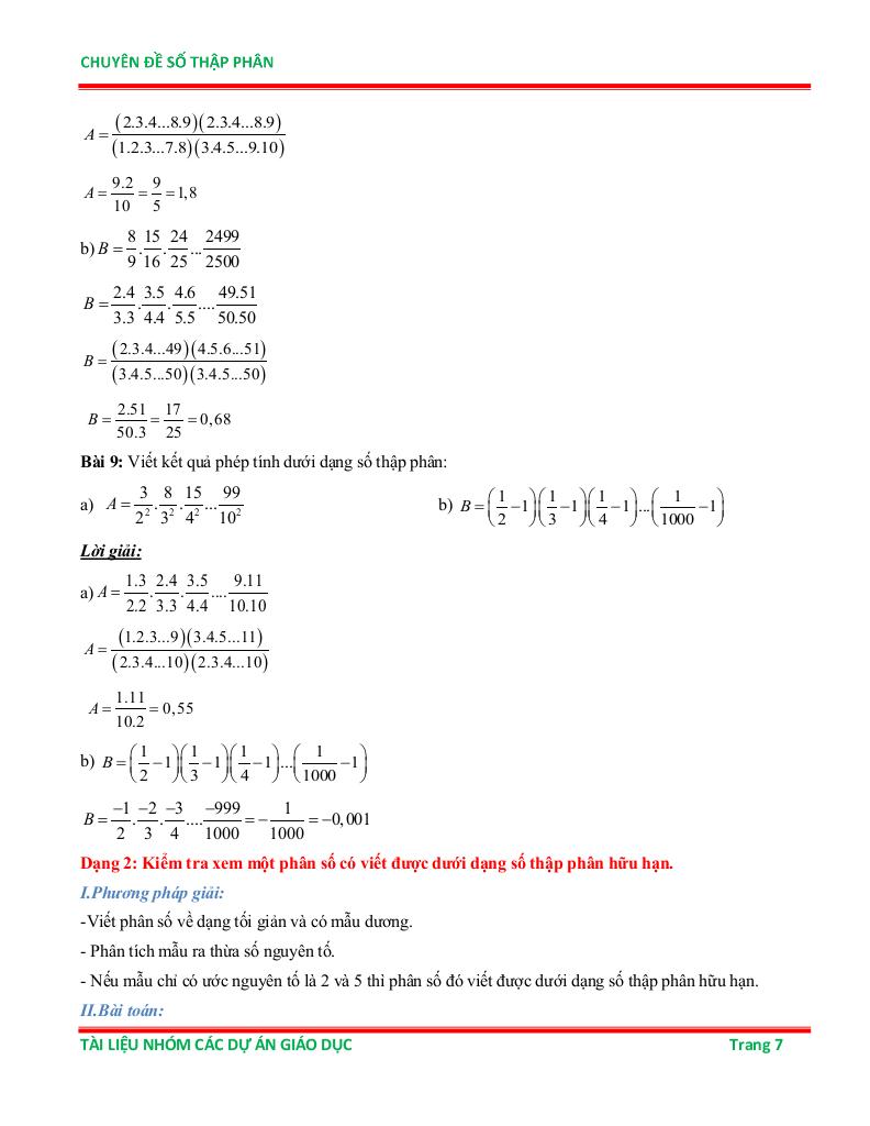chuyên đề số thập phân ôn thi học sinh giỏi toán 6 6