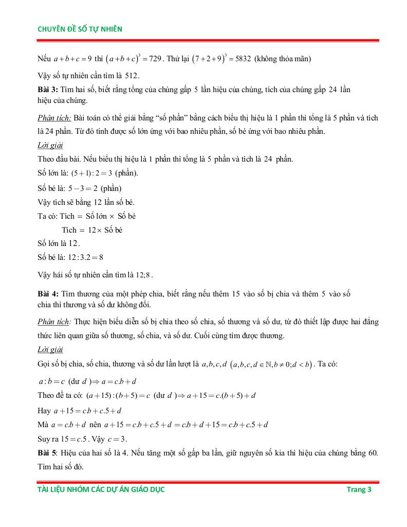 chuyên đề số tự nhiên ôn thi học sinh giỏi toán 6 2
