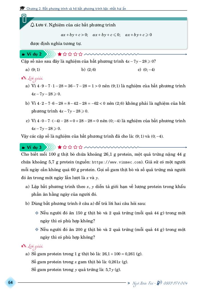 chuyên đề toán 10 chương bất phương trình và hệ bất phương trình bậc nhất hai ẩn 2