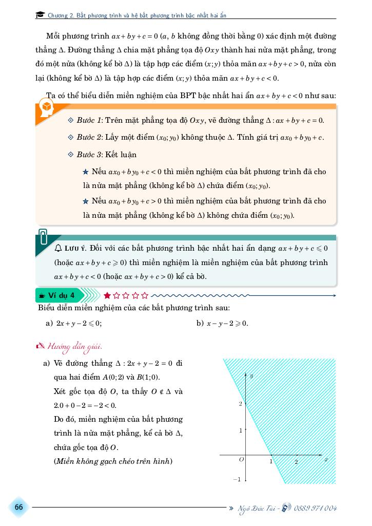 chuyên đề toán 10 chương bất phương trình và hệ bất phương trình bậc nhất hai ẩn 4